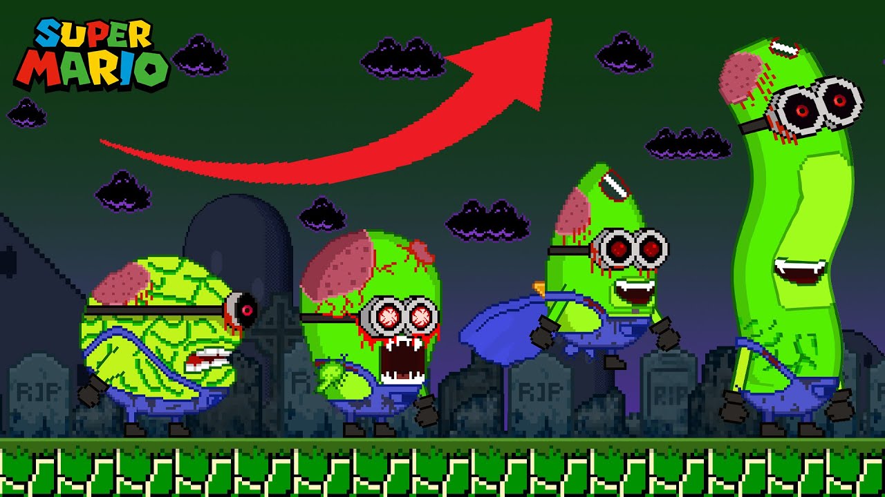 Super Mario but the EVOLUTION of Zombie Minion R.I.P | Game Up