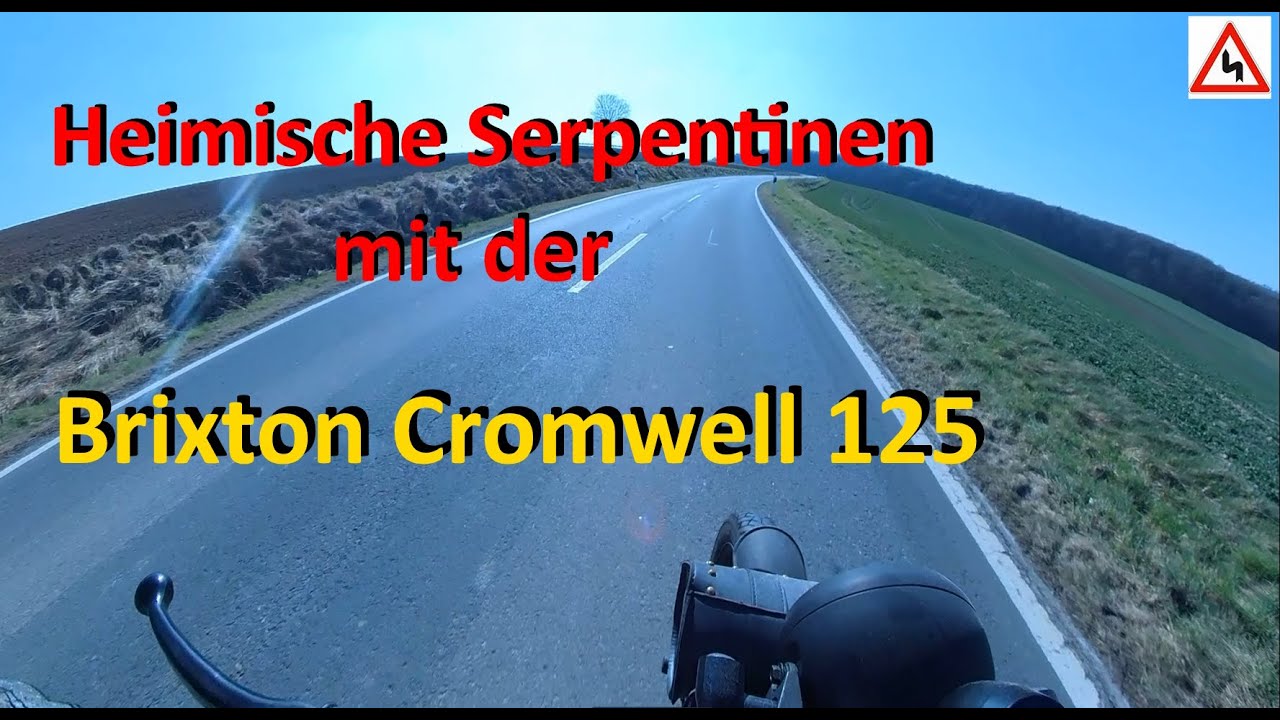 Heimische Serpentinen mit der Brixton Cromwell 125