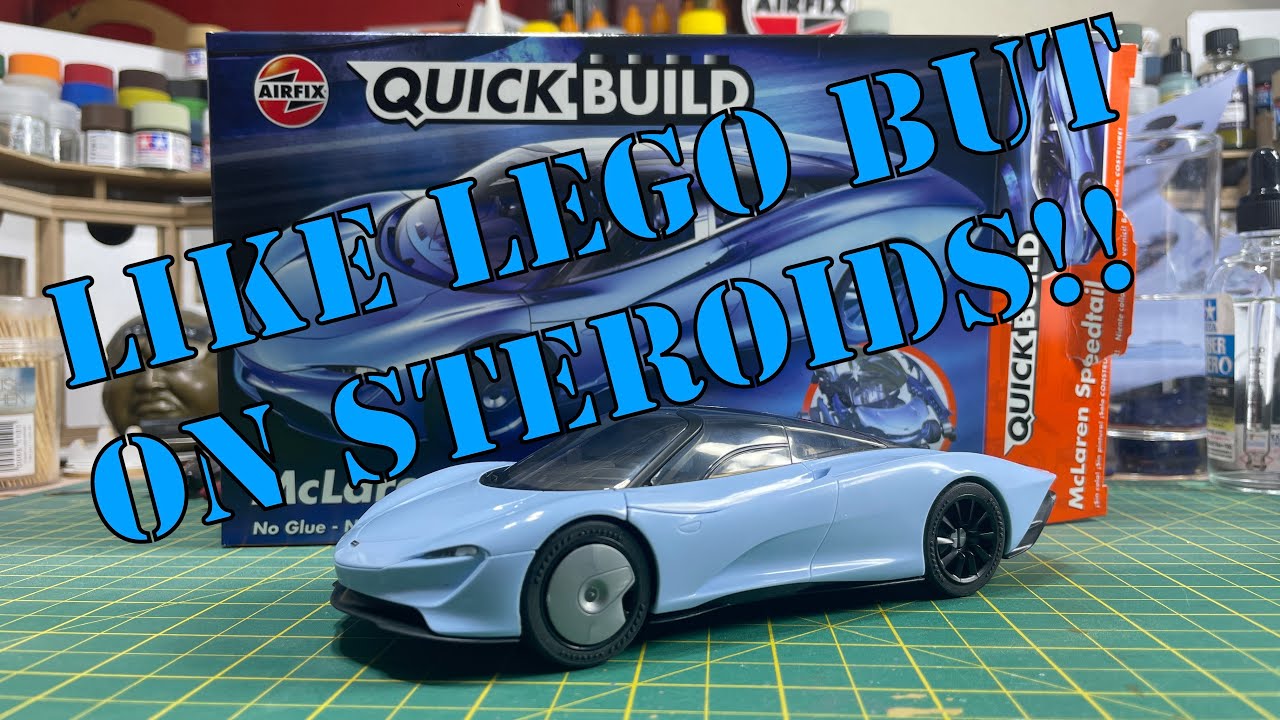 Like LEGO But Looks AMAZING!! Airfix QuickBuild MCLAREN SpeedTail Review