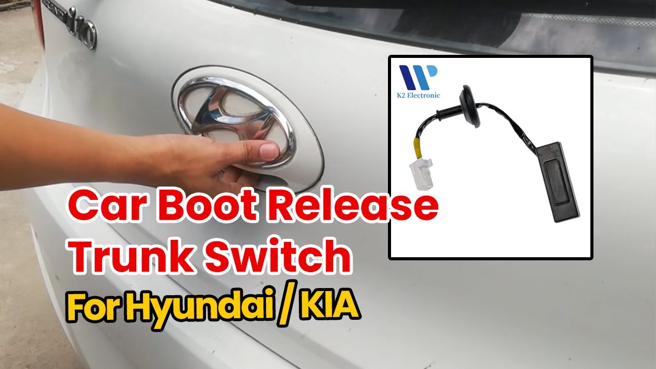 Replacing Car Rear Boot Trunk Release Switch for Hyundai (Grand i10) or KIA Picanto | PHILIPPINES