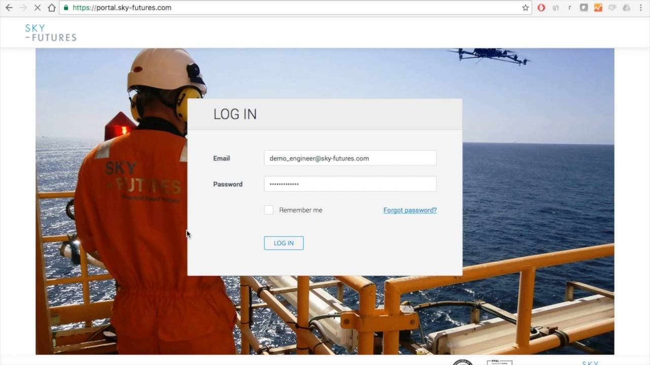 Sky Futures Inspection Portal - Introduction demonstration