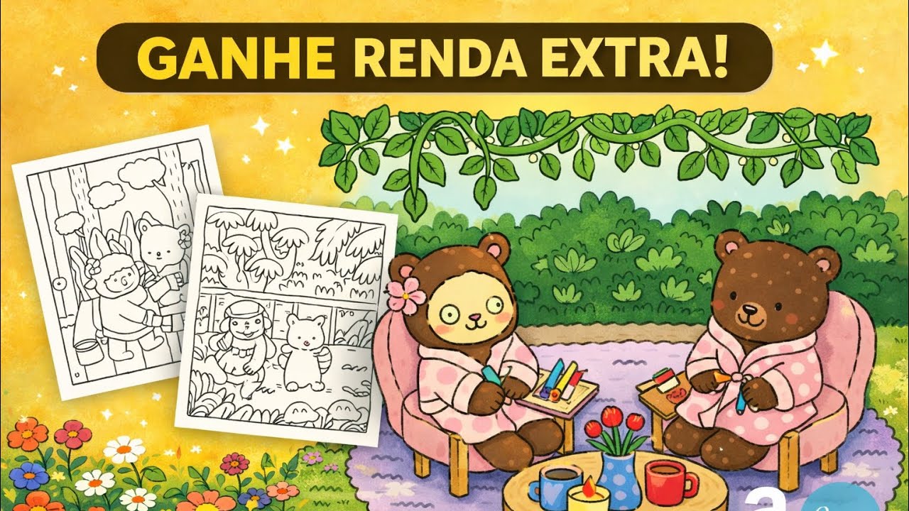 Crie Livros de Colorir Estilo Bobbie Goods no Amazon KDP