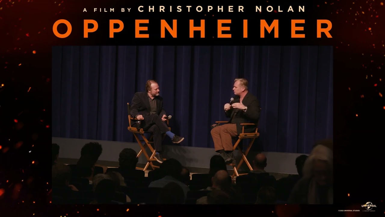 Oppenheimer FYC Panel | Christopher Nolan (moderated by Rian Johnson)