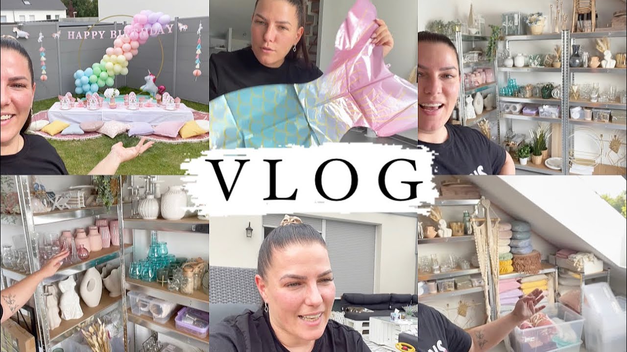 Neue Regal & Lager neu Ordnen l Einhorn Party Dekoration l Amazon & Tedi Haul l Jungs sind gesund!