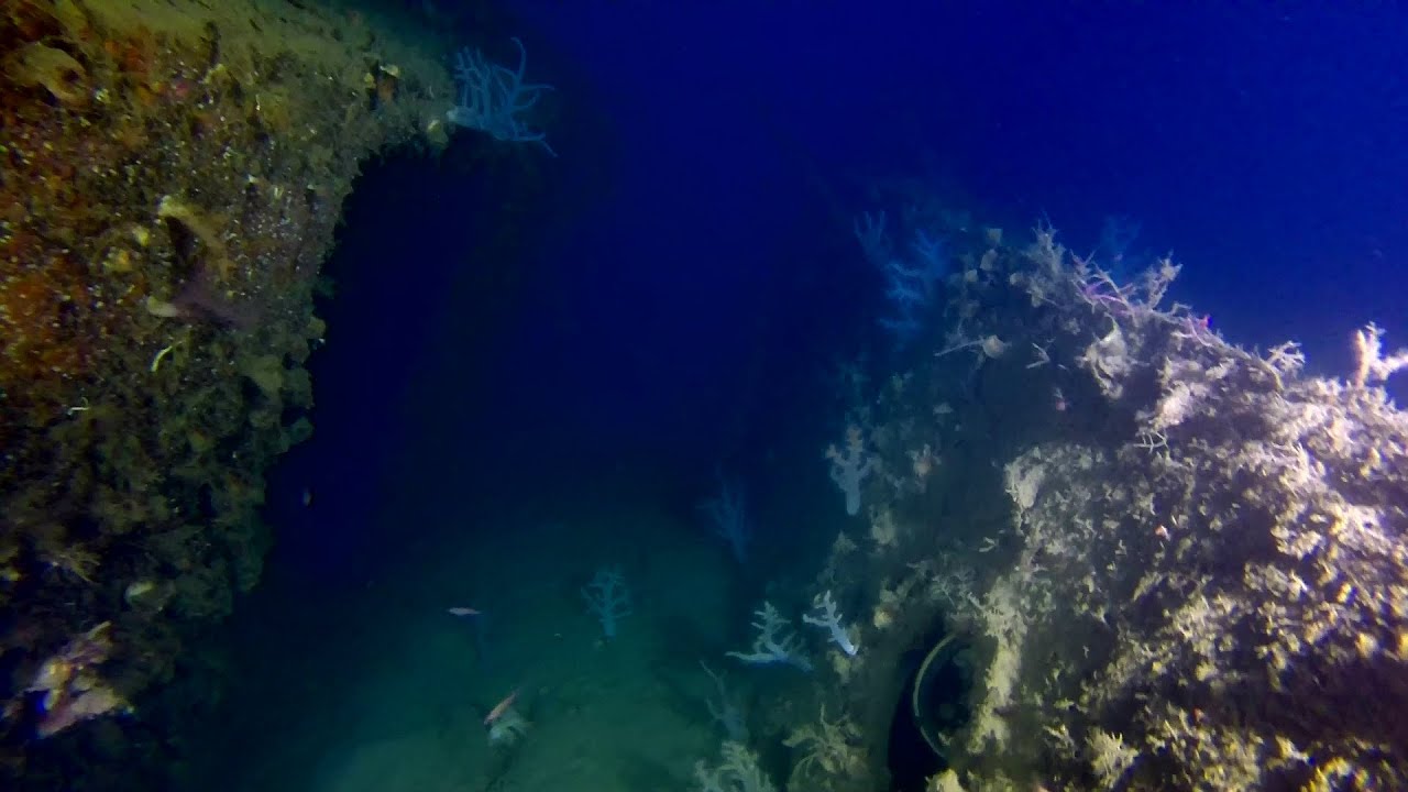 Final Edit - Extreme wreck dive - 167mt - SS Kreta Wreck (1943) - Night Fighter Direction ship