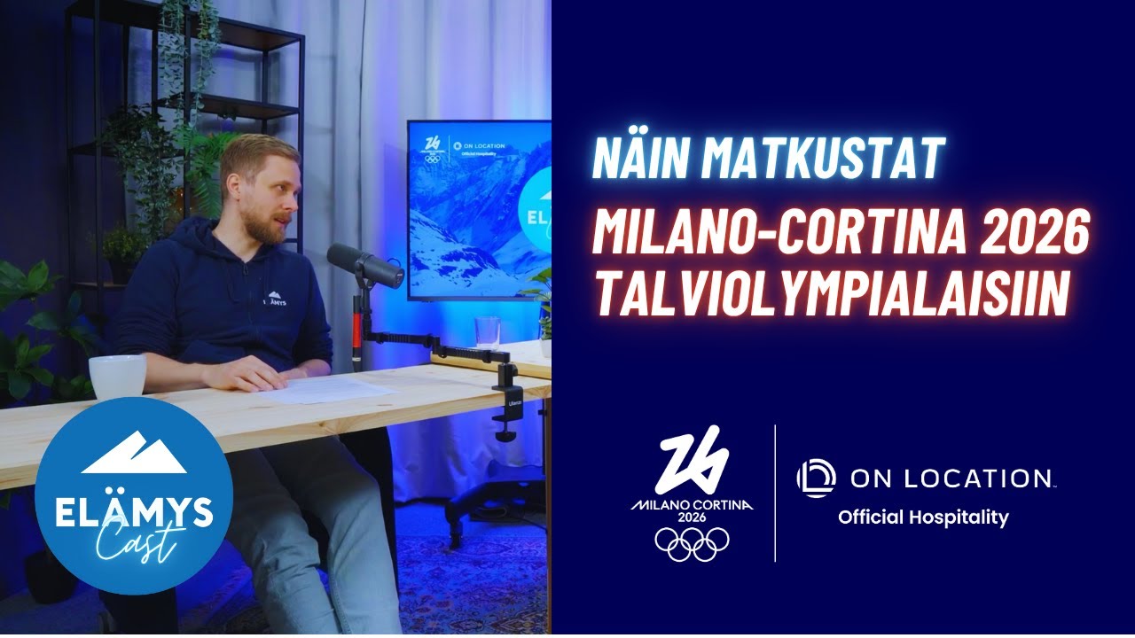 El&auml;mys-cast, jakso 5: N&auml;in matkustat Milano&ndash;Cortina 2026 talviolympialaisiin