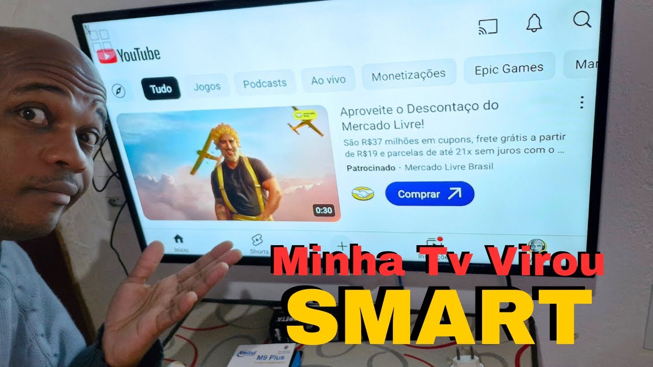 Como transformar TV antiga em Smart TV