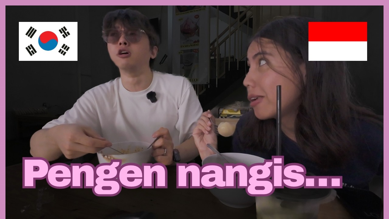 pedasnnya makanan Indonesia ngancurin perut oppa korea