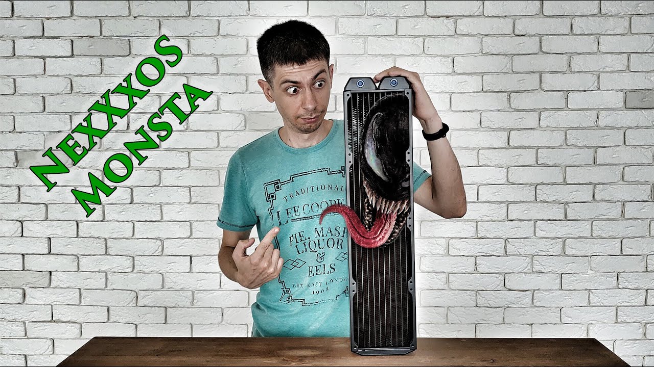 📦🐜✅ Радиатор MONSTA - мини обзор Alphacool NexXxoS Monsta 560mm