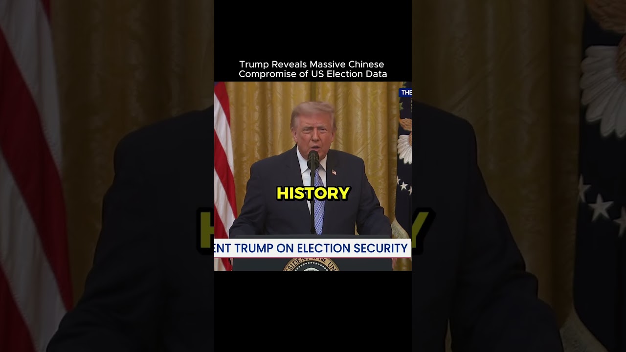 Trump warns of massive election security threat 🇺🇸⚠️