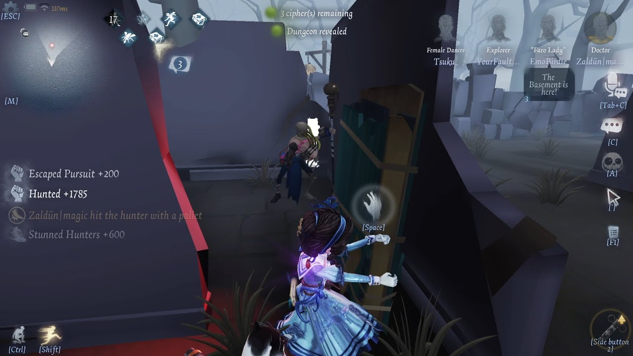 Identity V - Doctor Full Gameplay #3 [5 Cipher Kite, No Commentary]