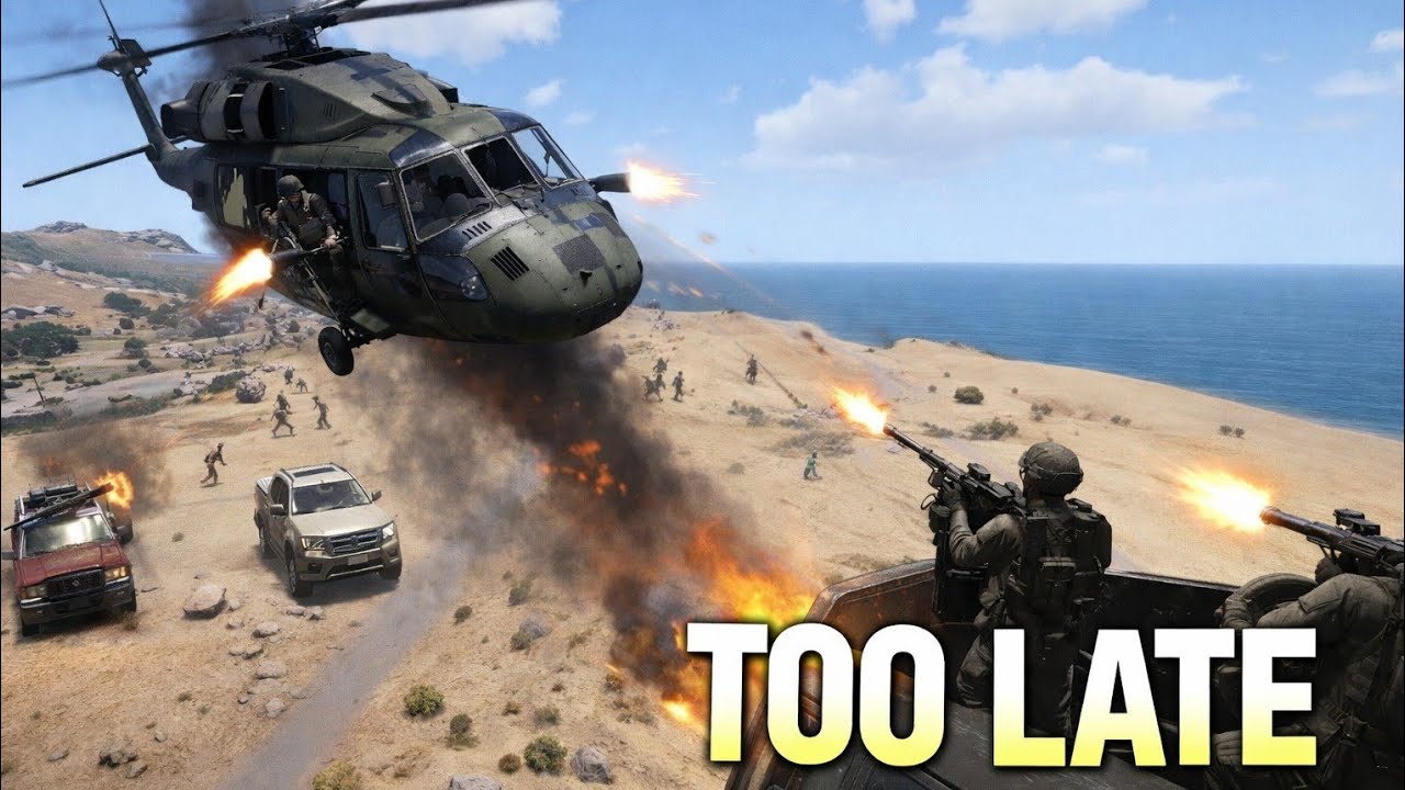 Helicopter Controlled the Battlefield Until It Was TOO LATE @FMCMILSIM