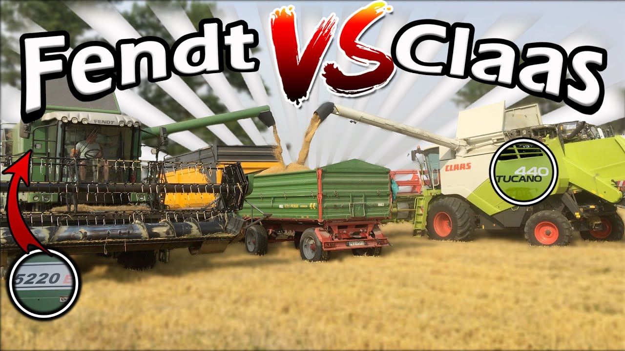 FENDT vs CLAAS - Żniwa 2021 jęczmień ozimy || GR Galemba || Domas Farmer