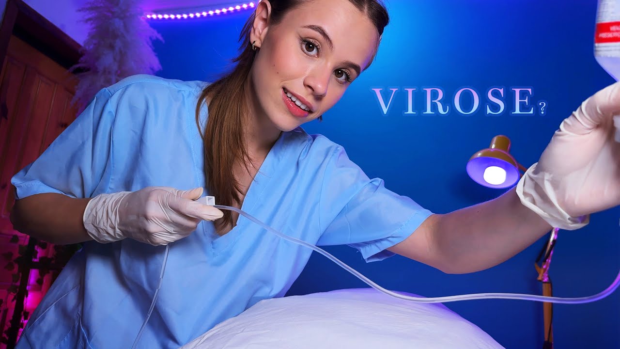 ASMR no Ambulatório ENFERMEIRA te causa MUITO SONO durante PROCEDIMENTO