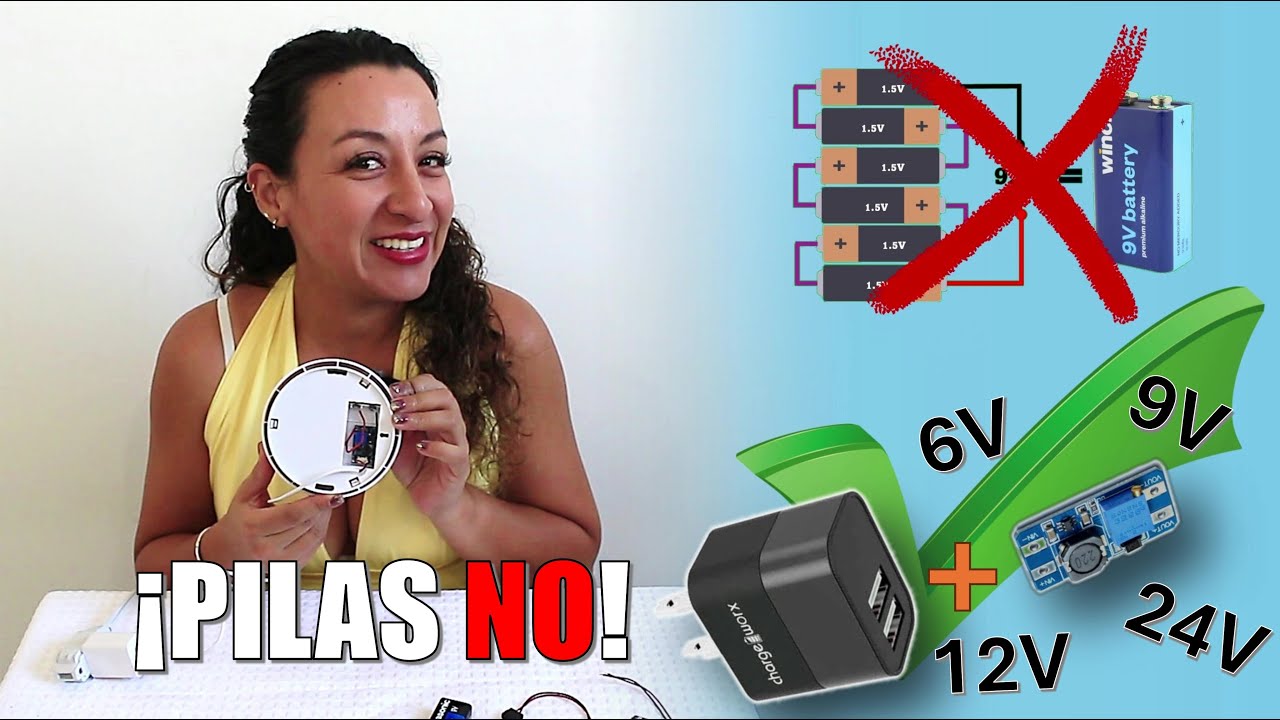 ¡Despídete de las Pilas Para Siempre! Convierte Cualquier Dispositivo a USB desde  6V, 9V y más