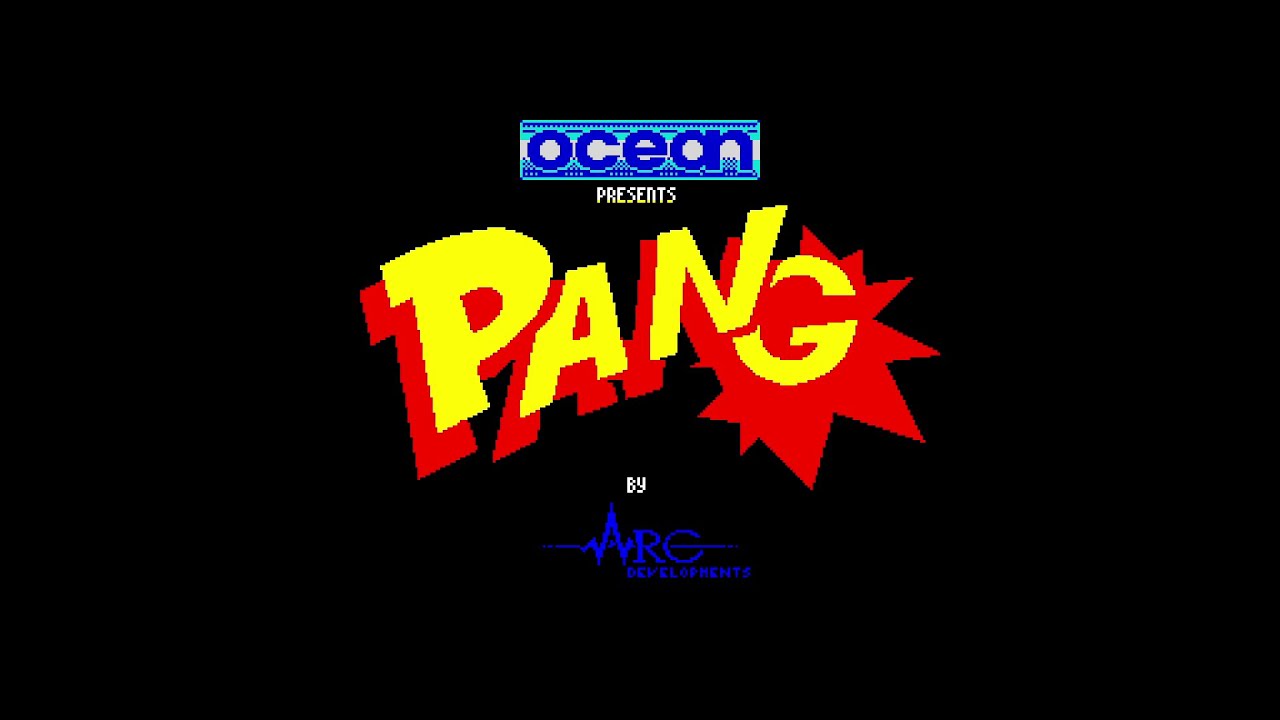 PANG. [ZX Spectrum 128k +-3 -  Ocean Software Ltd (UK)]. (1990). Full Play.