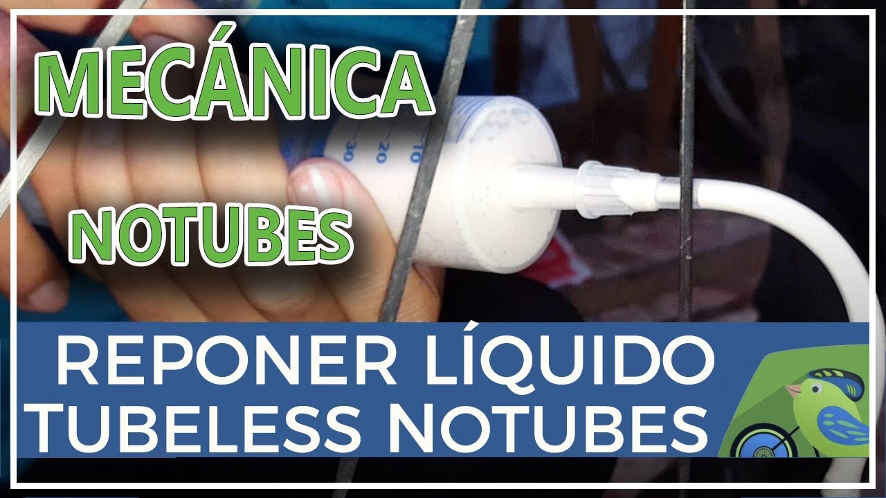 Cómo reponer líquido tubeless con jeringuilla sin destalonar cubierta