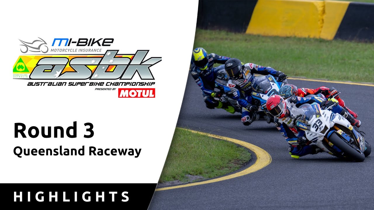 Round 3 Highlights | QLD Raceway - ASBK 2025