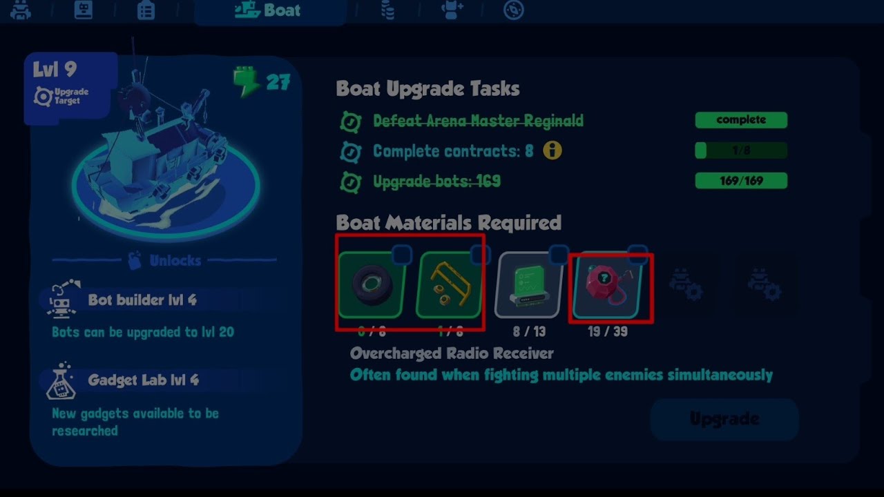 BOTWORLD ADVENTURE gameplay - spot for boat materials (lvl9) / AI Exp.