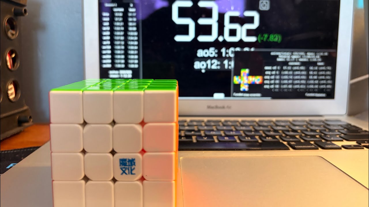 4x4 solved in under a minute!!