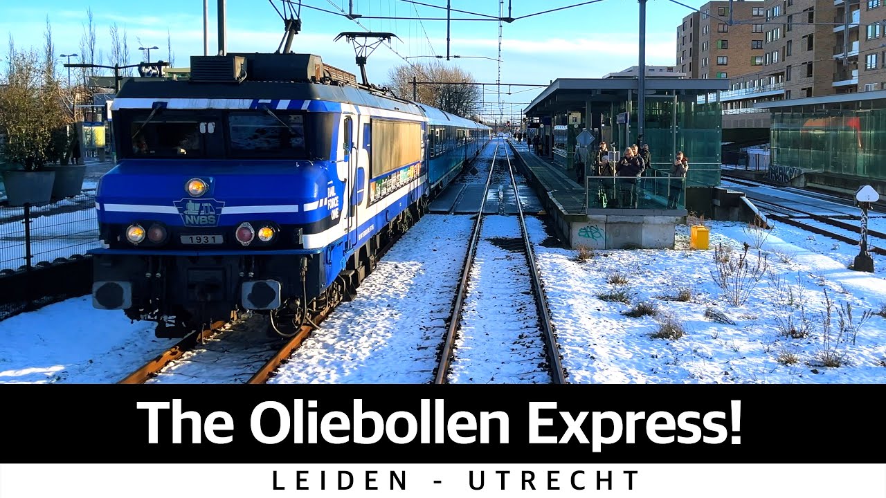 🇳🇱 Everyone Braved The Freezing Cold To See This Train: CABVIEW Leiden - Utrecht 3/1/2026