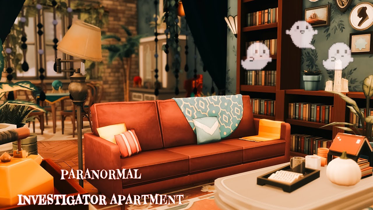 Paranormal Investigator Apartment 👻 | The Sims 4 Speed Build: Apartment Renovation