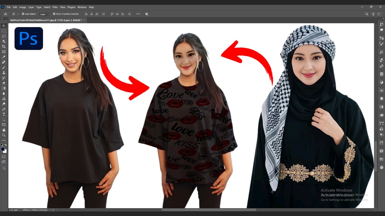 Swap Faces in Photoshop - Photoshop Tutorial #photoshop #shorts