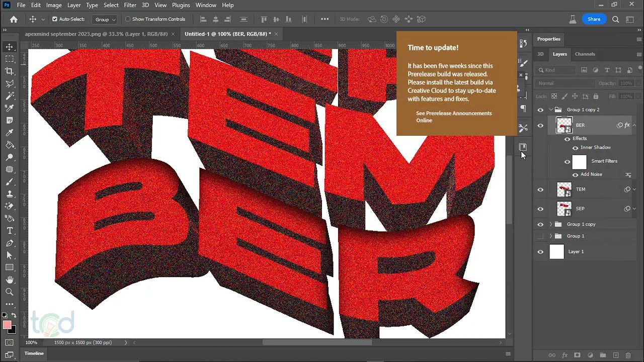 HOW TO DESIGN A HAPPY NEW MONTH FLYER IN PHOTOSHOP WITH 3D TEXT EFFECT