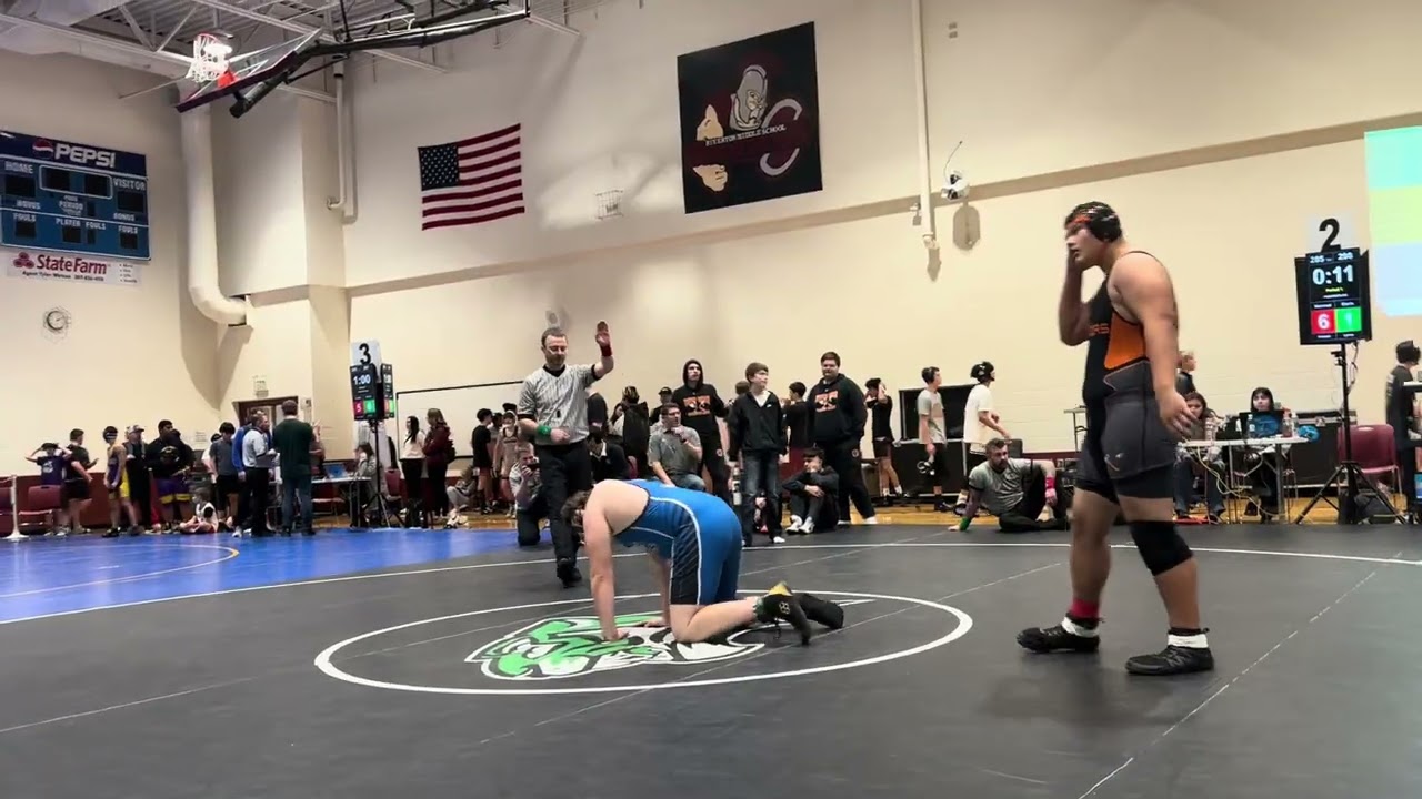First Ron Thon match of sophomore year lost buy points 