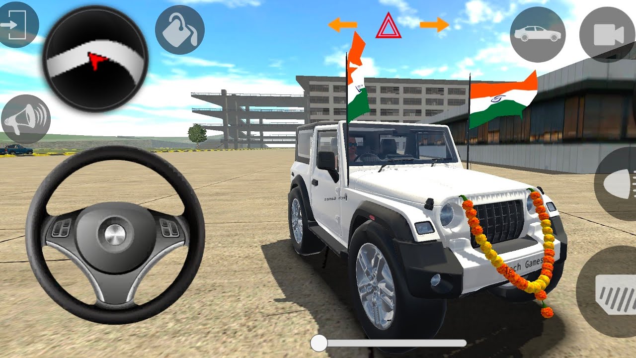 Modified Mahindra Thar Indian simulator game 3D ll Android Wala games ll #gaming #games 
