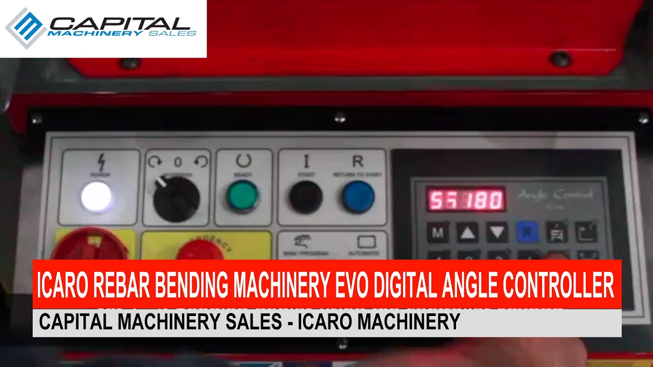 ICARO Rebar Bending Machinery EVO Digital Angle Controller