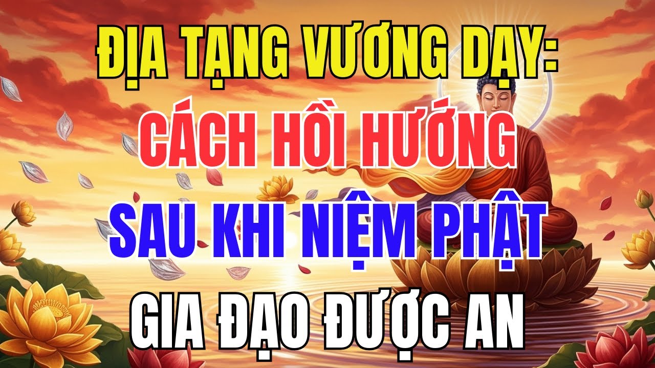 Địa Tạng Vương Bồ Tát Dạy: Cách Hồi Hướng Sau Khi Niệm Phật – Gia Đình Được An, Con Cái Được Phước