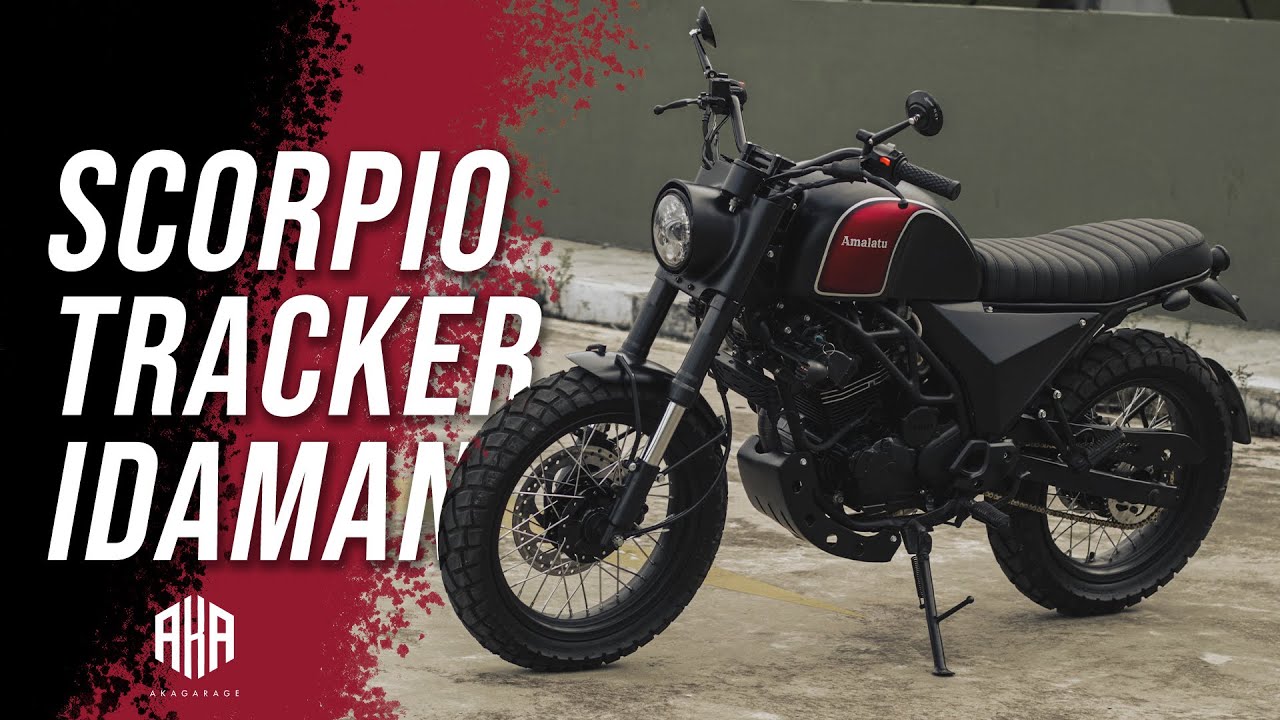CUSTOM YAMAHA SCORPIO KONSEP TRACKER SPESIAL | NYAMAN DAN KEKAR ITU PERLU