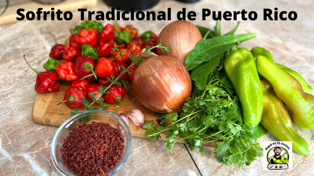 Sofrito Tradicional de Puerto Rico / Receta de 100 años