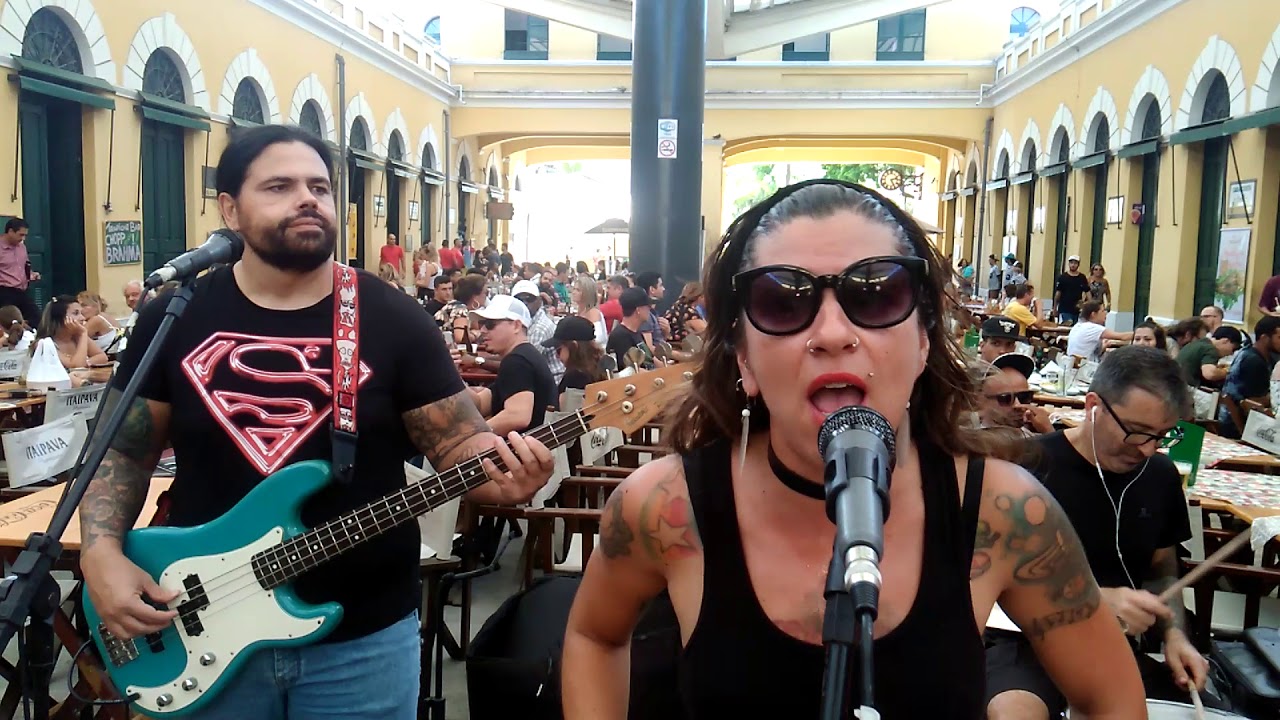 Funkzilla Boogie oogie no mercado p&uacute;blico em Floripa