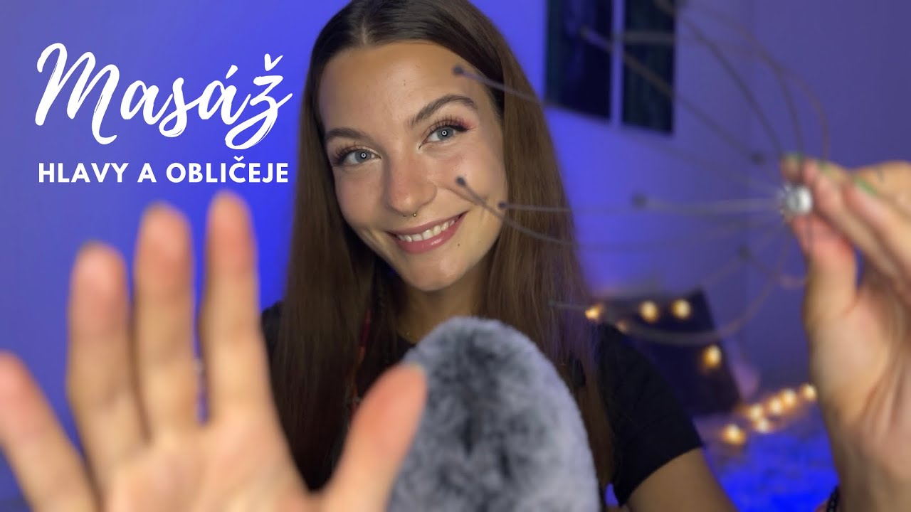 Masáž hlavy a obličeje 💆🏻‍♀️ ASMR osobní pozornost