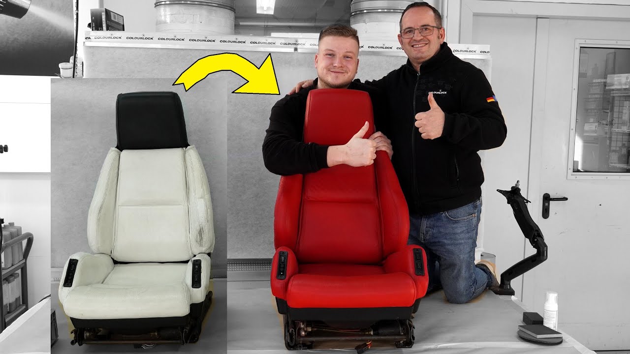 Ledersitze restaurieren in 11 Minuten | Corvette C4