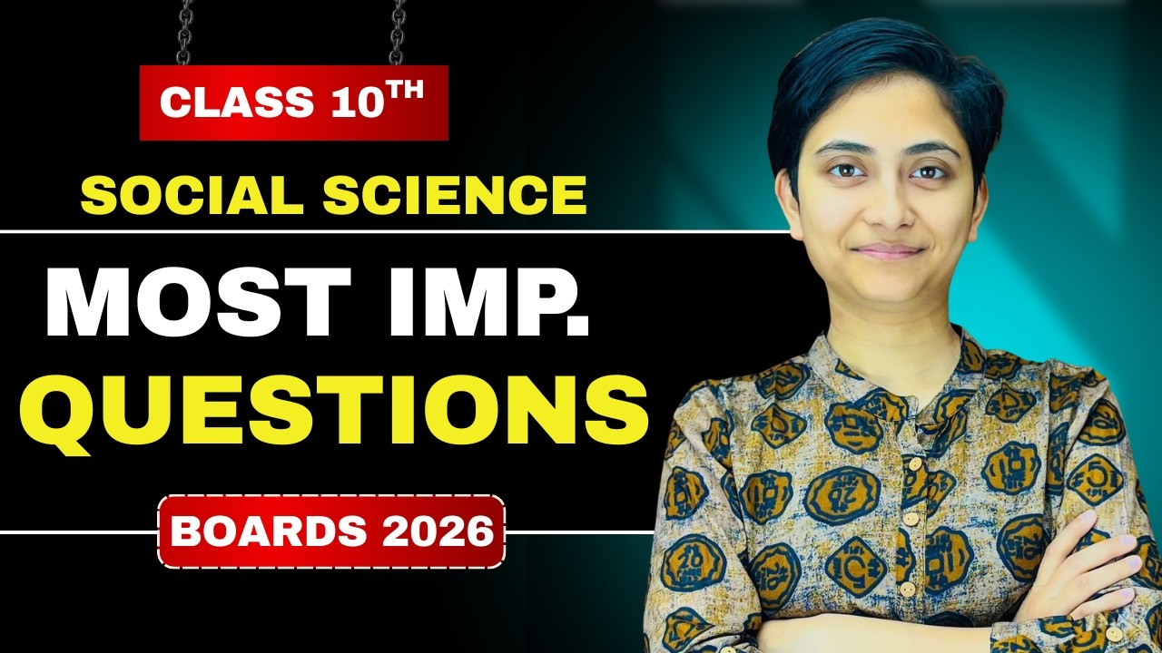 Social Science Most Important Questions 🔥 Class 10 | Boards 2026 Preparation | Brain Gain Academy
