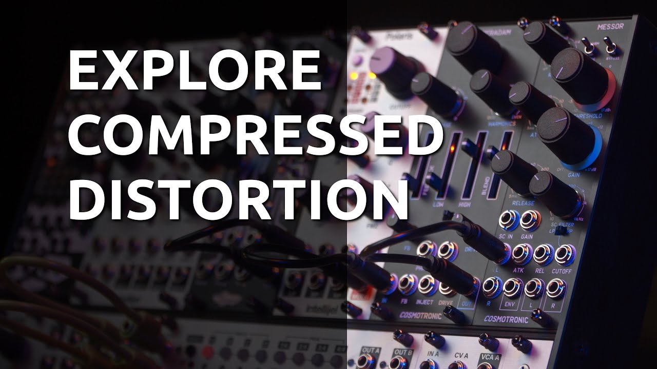 Explore Compressed Distortion / Kick Drum Sound Design and Techno Jam Session