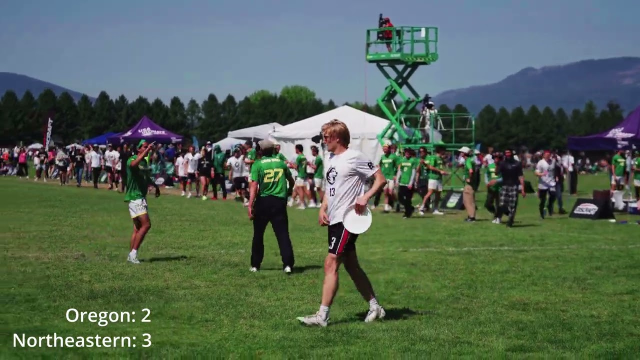 Oregon vs Northeastern | 2025 USAU College Nationals Pool Play
