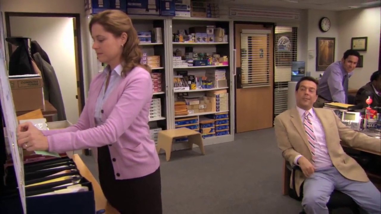 The Office's New Years Resolution Board