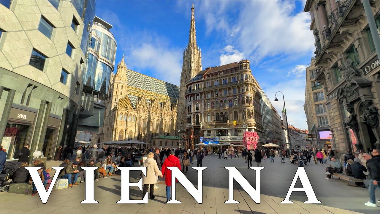 Vienna Austria, 2026 February 🇦🇹 Walking Tour - Stephansplatz, Hofburg Palace, Rathausplatz 4K UHD
