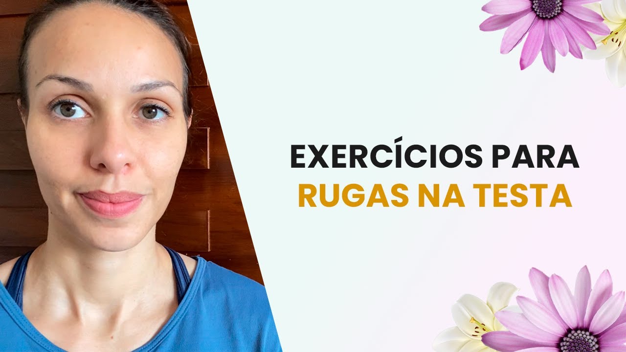 Exerc&iacute;cios para rugas na testa