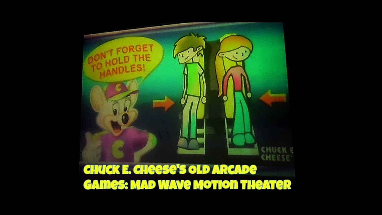 Chuck E. Cheese's Old Arcade Games Mad Wave Motion Theater