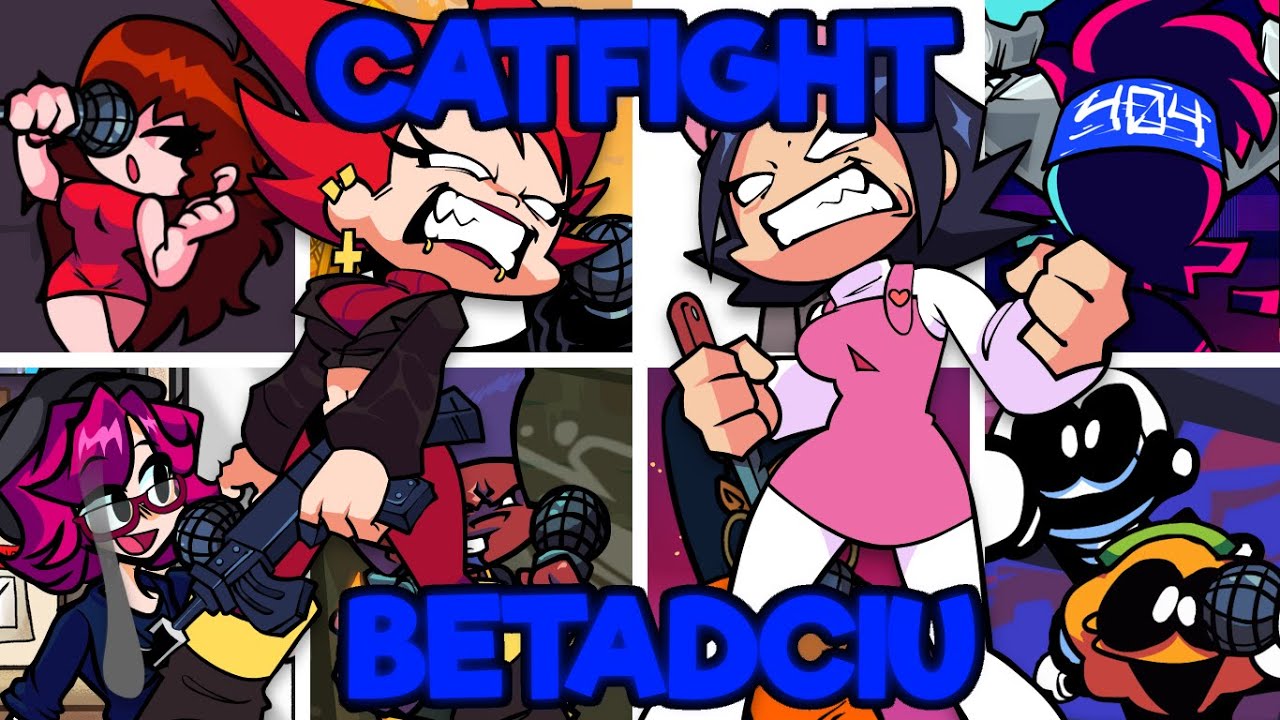 Catfight (FNF: Rivals) but Every Turn a Different Character is Used (Catfight BETADCIU)