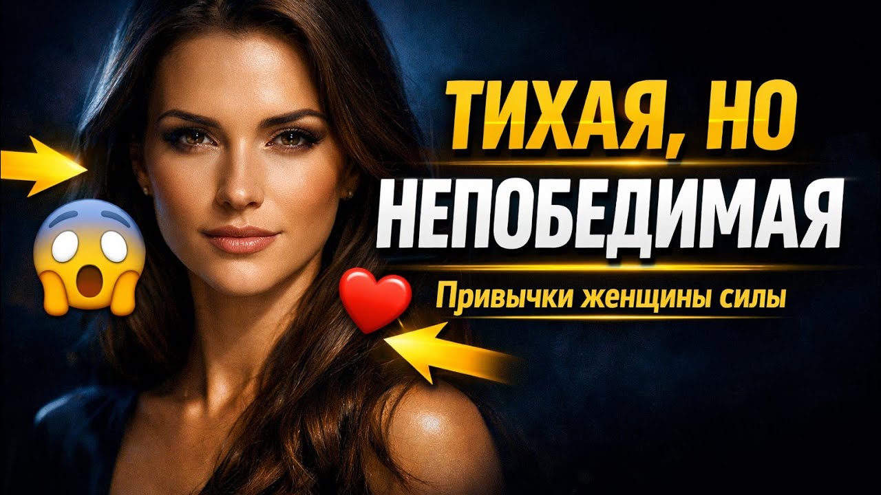 ТИХАЯ, НО НЕПОБЕДИМАЯ | Привычки женщины силы