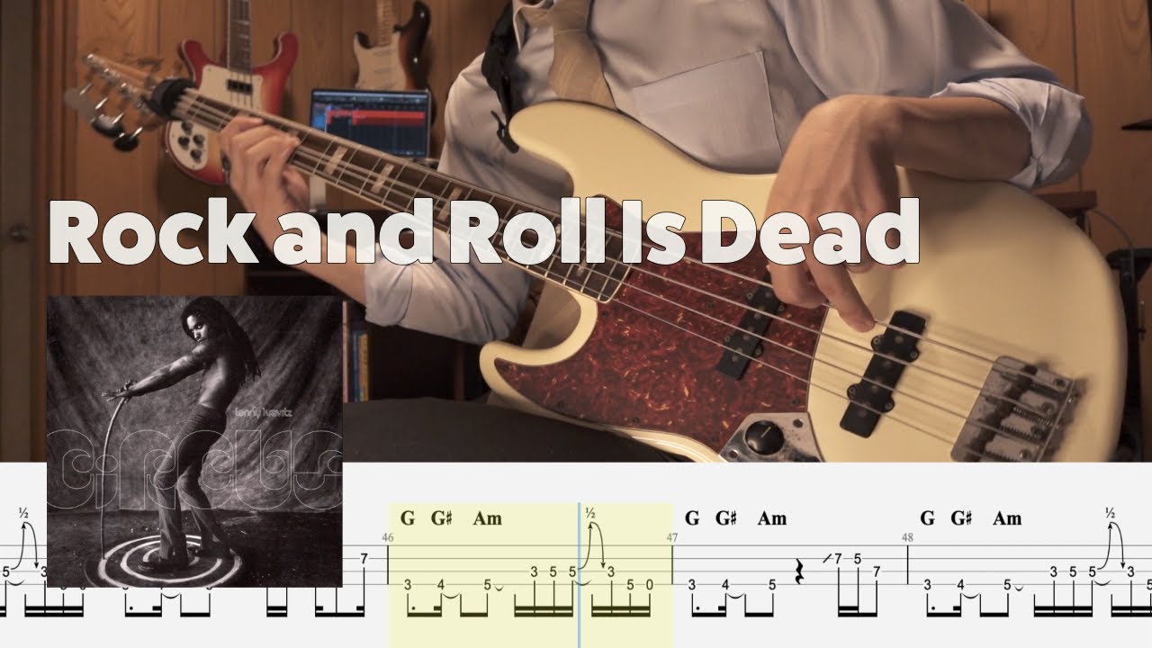 Rock And Roll Is Dead - Lenny Kravitz (Bass Cover with Tab)