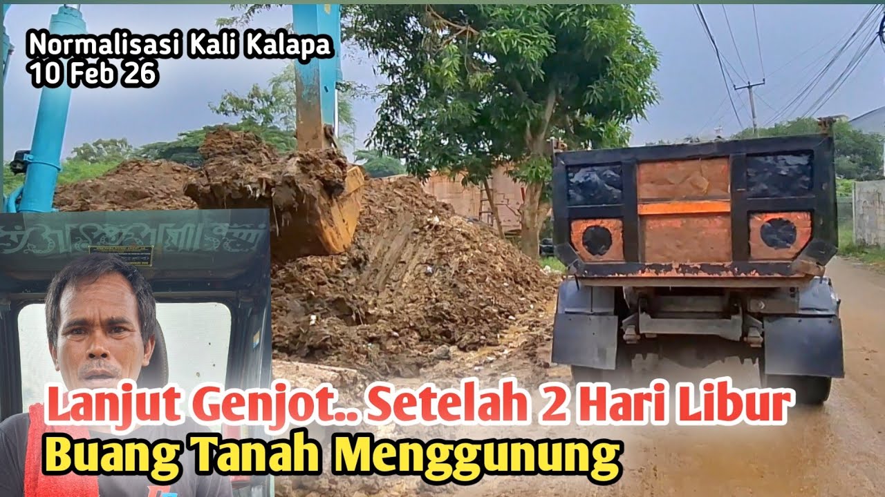 Buang Tanah yang Menggunung - Progress Normalisasi Kali Kalapa