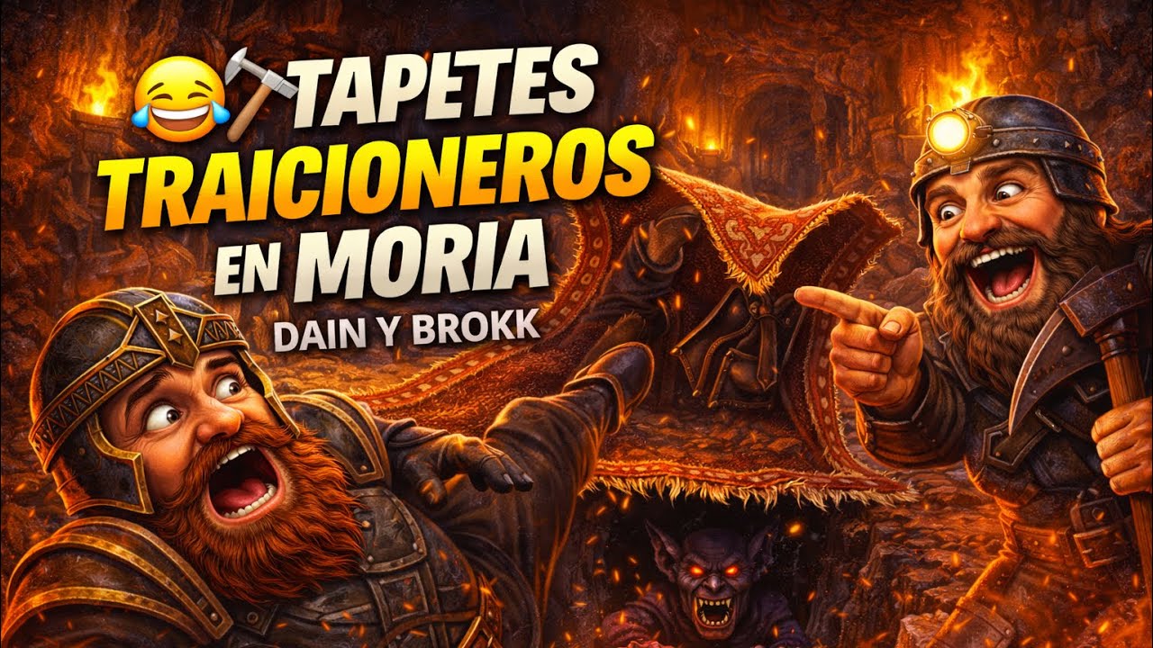 Cap. 4 | Dáin y Brokk en Moria: risas, tapetes traicioneros y Ampeter ausente 😂⚒️