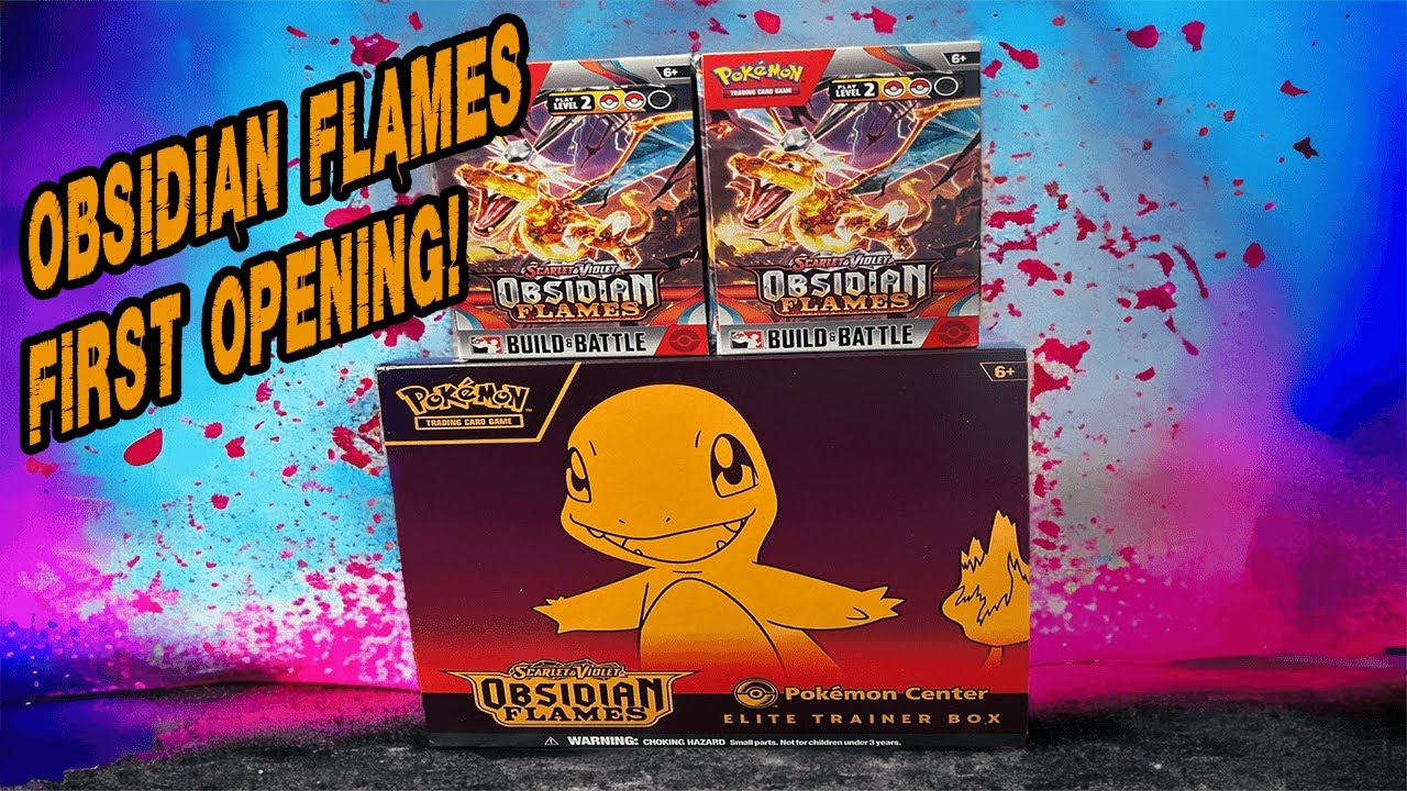 Pokémon TCG Obsidian Flames Opening - Pokemon Center Elite Trainer Box and Build & Battle Boxes
